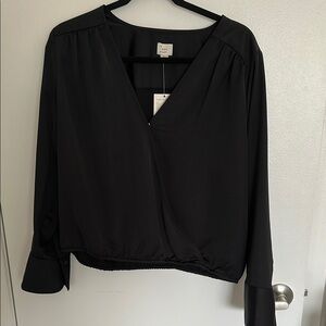 Elegant Black Women's Top